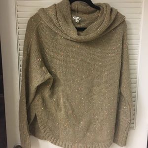 Speckled Cowlneck Sweater